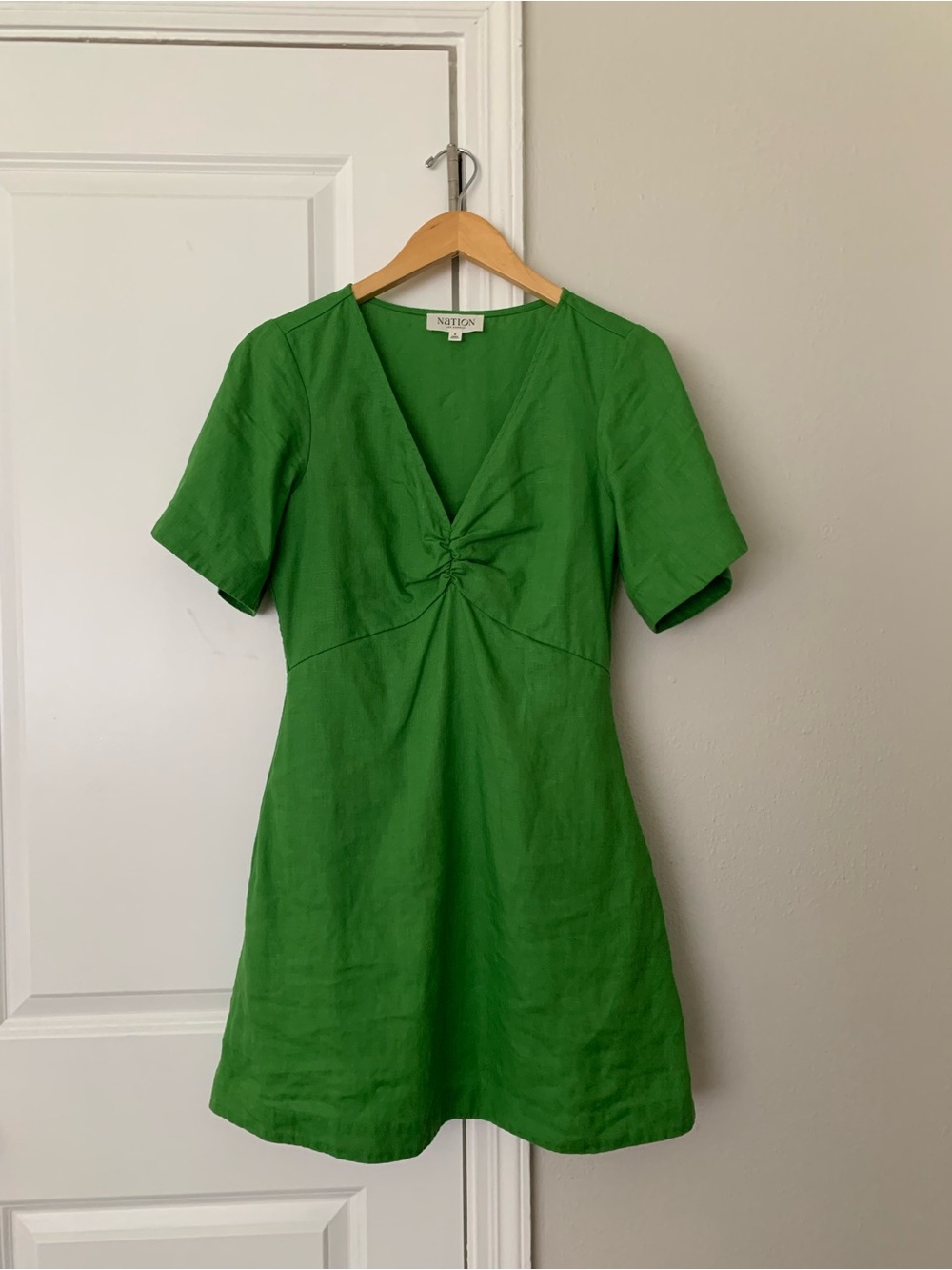 Nation Los Angeles Linen Mini Dress